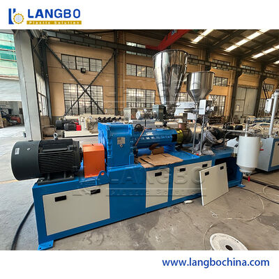 300mm PVC Profile Extrusion Line With Conical Double Screw Extruder