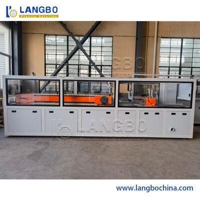 150KG/H PVC Profile Extrusion Line With Plc Touch Screen Control Energy Saving