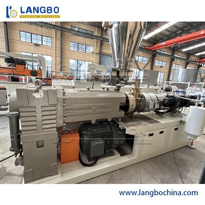 PVC / WPC Profile Extrusion Line  Motor Double Screw Design