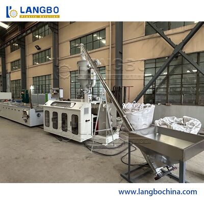 PVC / WPC Profile Extrusion Line  Motor Double Screw Design