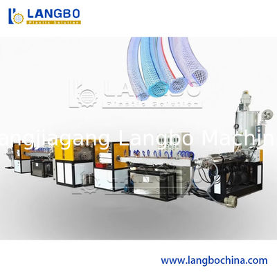 PVC Garden Fiber Braided Pipe Tube Making Machine PVC Fiber Reinforced Hose Extrusion Line Plastic Extruder Machine