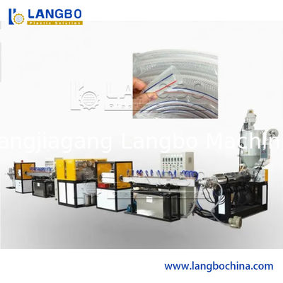 Wąż pleciony z PVC i nylonu 16-32mm do wytłaczarki tworzyw sztucznych, miękki wąż ogrodowy PVC, produkcja rur wodnych