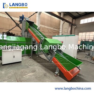 400kg/h Capacity Double-screw Plastic Pelletizing Machine with 2 Years Warranty and PE PP PVC Processing