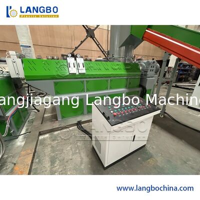 ISO Approval Plastic Pelletizing Machine With Built In Agglomeration Machine