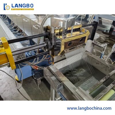 150kg/H Plastic Pelletizing Machine Semi Automatic Operated Top Feeding