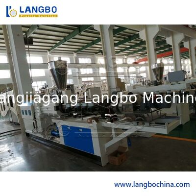 PP Pelletizing Single Screw Extruder Lower Power Consumption High Capacity