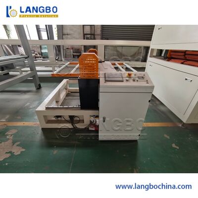 Automatic PVC Sheet Making Machine , 55KW Power Hollow Panel PVC Production Line