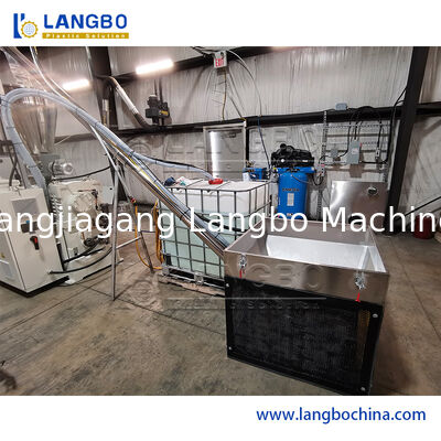 55/110 stożkowa linia wytłaczania profili PVC z dwoma śrubokrętami do przewodu kablowego o przekątnej 1180 mm o mocy silnika 22 kW