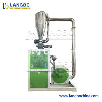 Automatyczny PE LDPE HDPE LLDPE PP PVC Pet EVA PS ABS Powder Plastic Pulverizer Grinding Milling Recycling Machine