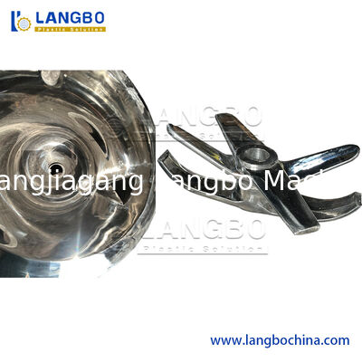 Plastic PVC Powder High Speed Hot Cold Mixer / PVC Mixing Machine