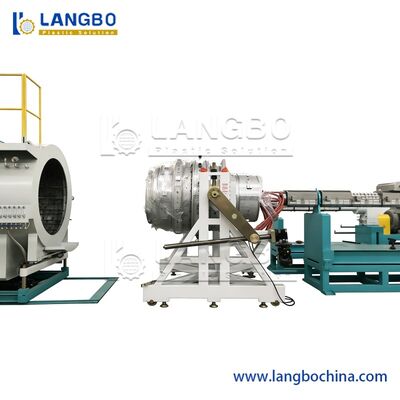 Gas Water PE Pipe Extrusion Line Single Outlet 4 - 9m / Min Capacity