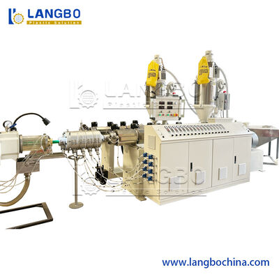 Produkcja wytłaczania rur z tworzyw sztucznych PPR za pomocą pilota PLC Mark Line 63 mm