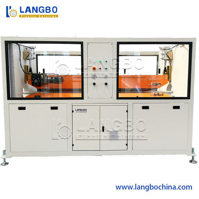 High Capacity Pipe Extrusion Machine , Double Strands PVC Pipe Making Machine