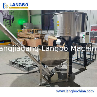 Plasty z stali nierdzewnej Pellets Vertical Plastic Color Mixer