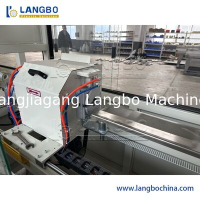 Linia do wytłaczania rur PPR 3-warstwowych koekstruzyjnych o wydajności 350 kg/h i sterowaniu SIEMENS PLC