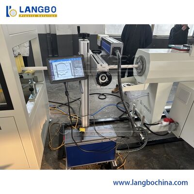 Stożkowa linia do wytłaczania rur PPR Podwójna śruba do pomiaru rur online