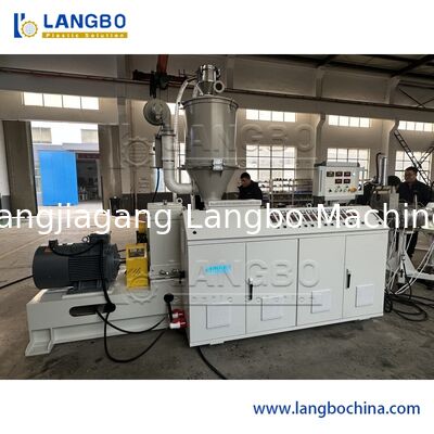 Stożkowa linia do wytłaczania rur PPR Podwójna śruba do pomiaru rur online