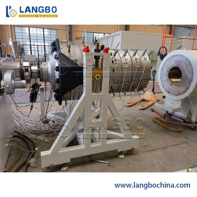 Ekstruder do rur drenażowych z tworzywa sztucznego PVC, maszyna do produkcji rur karbowanych