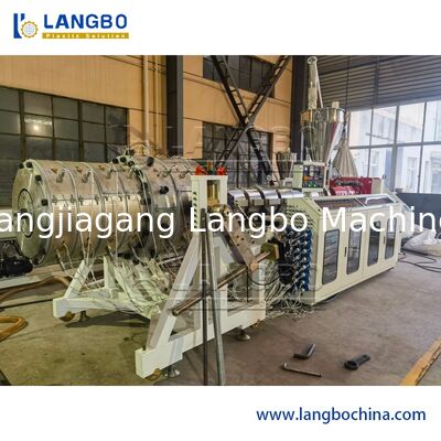 Ekstruder do rur drenażowych z tworzywa sztucznego PVC, maszyna do produkcji rur karbowanych