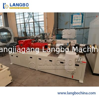 Water Pipe Pvc Twin Screw Extruder , Automatic Control Plastic Extrusion Machine