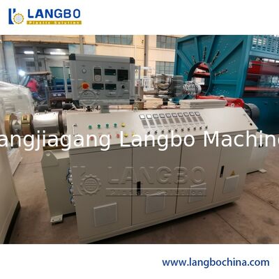 Water Pipe Pvc Twin Screw Extruder , Automatic Control Plastic Extrusion Machine