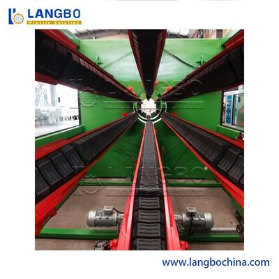 Linia wytłaczania rur PVC. Produkcja wysokiej prędkości.