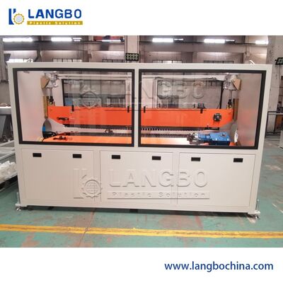 Pressure PVC Pipe Extrusion Line Adjustable Cutting Speed Max 63mm Cutting Pipe