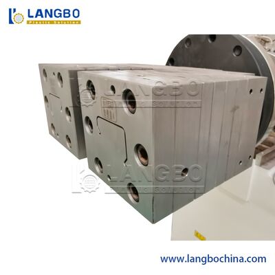 Stożkowa dwustrębka ekstrudera PVC Profil kablowy trunka Profil kanału przewodowego Maszyna do wytłaczania