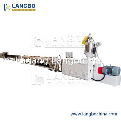 Flexible Pipe Making Machines With Conical Twin Screw High Frequency