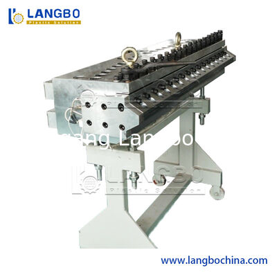 Waterproof PVC Marble Sheet Production Line , PVC Plastic Sheet Extrusion Line