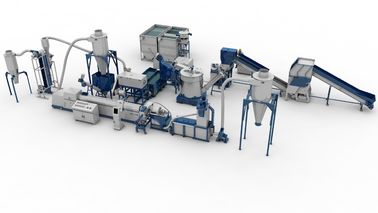 Przenośnik taśmowy Automatyczna linia recyklingu odpadów z tworzyw sztucznych do recyklingu folii PP PE