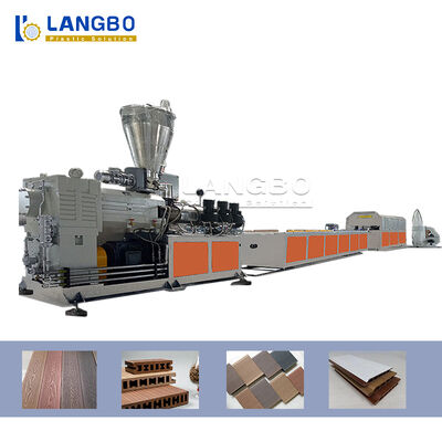 PVC / WPC Profile Extrusion Line  Motor Double Screw Design