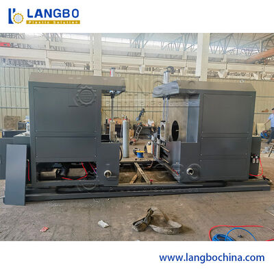 Pipe Threading Machine With Automatic Clamping For Threaded Pipe Joint Assembly