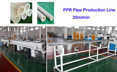 20-50mm Szybki wysokiej prędkości PE PP HDPE PVC PPR Mpp Plastikowy wodociąg drenaż gazu ścienny Solid Pipe Tube Making Machine Production Line Extrusion