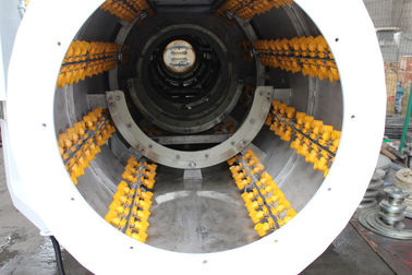 16 - 800mm PE Pipe Extrusion Line SJ30 / 25 Color Line Marking Co Extruder
