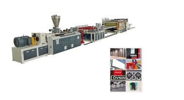 70kw UPVC Window Manufacturing Machinery , CE PVC Sheet Manufacturing Machine