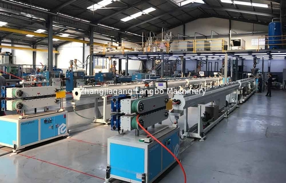 Linia do wytłaczania rur PE 110 mm Pojedyncza śruba PLC