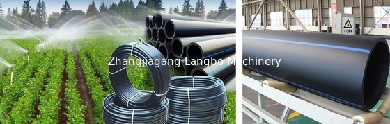 355-800 mm średnica wysokiej pojemności HDPE PE przewodu wytłaczania z zintegrowanym skrzynką biegów