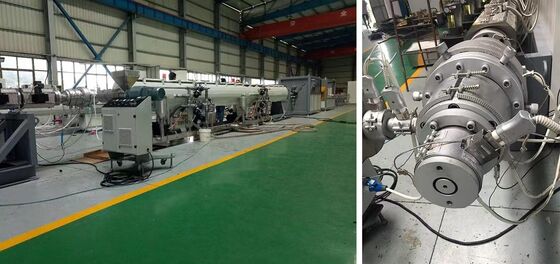 Automatyczna maszyna do wytłaczania rur Hdpe Silnik  65 mm