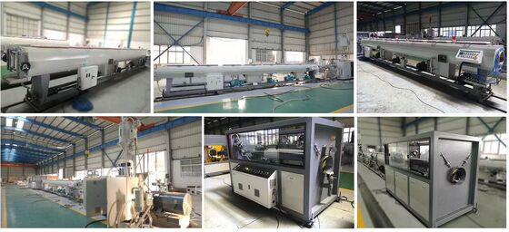 Automatyczna maszyna do wytłaczania rur Hdpe Silnik  65 mm