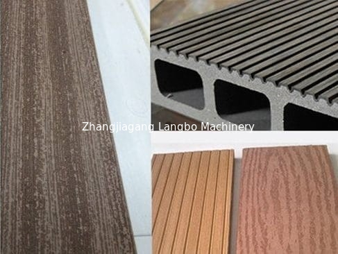 Podwójna śruba WPC Linia do wytłaczania granulatu deska tarasowa 350 kg / H