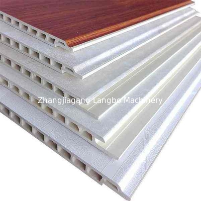 Automatyczny stożkowy dwustręgowy wytłaczacz plastikowy WPC PVC Panel sufitowy płytka sklejkowa/profil okienny/maszyna wytłaczająca ramy drzwiowe/linię produkcyjną