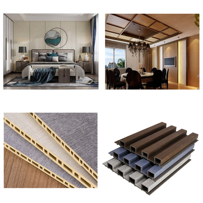 PVC WPC Dekoracja Fluted Panel ściany Ekstruzja Maszyny Produkcyjnej