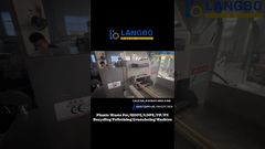 LINIA DO RECYKLINGU GRANULACJI PET HDPE LDPE PP PE#recykling tworzyw sztucznych #maszynagranulująca