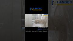 Zewnętrzna maszyna do gwintowania rur z tworzyw sztucznych – Precyzyjne cięcie gwintów#maszynadogwintowania #maszynydoprzetwórstwaplastiku