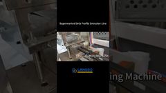 Uchwyt etykiety cenowej, profil do etykiet cenowych, linia do wytłaczania profili #ProfileExtrusion#pvc #rurypvc #fabryka