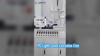 Linia do wytłaczania osłon oświetlenia PC #machine #plasticmachinery