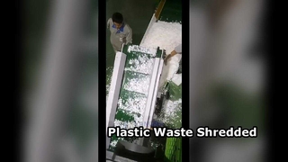 Torba tkana z plastikowej butelki Niszczarka do recyklingu PP/PE/HDPE/LDPE